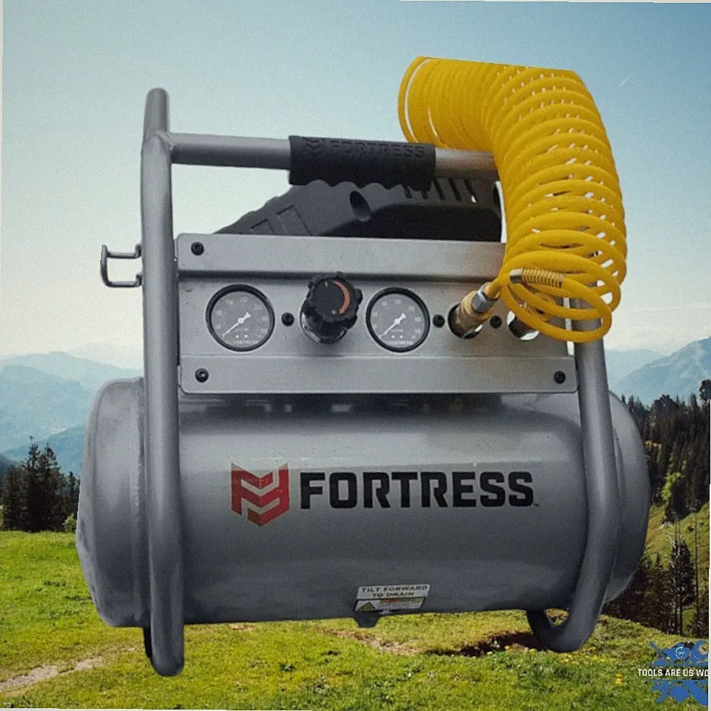 4 Gallon Portable Air Compressor 200 PSI Oil Free Light Weight Professional Tool