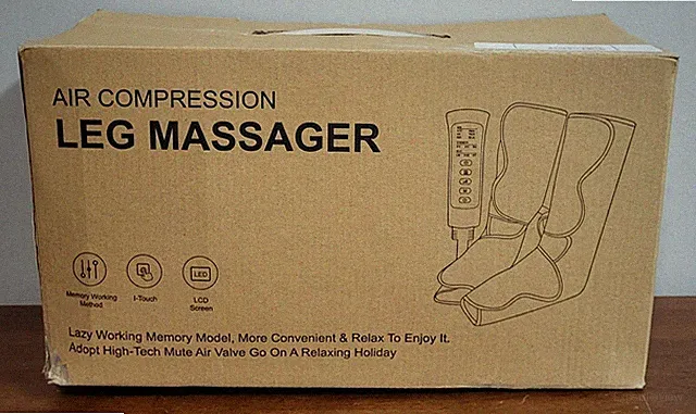Air Compression Leg And Calf Massager With Multiple Settings
