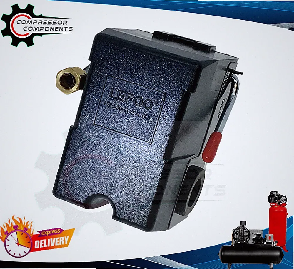Air Compressor Pressure Switch 95-125 PSI / 4 Port With Unloader