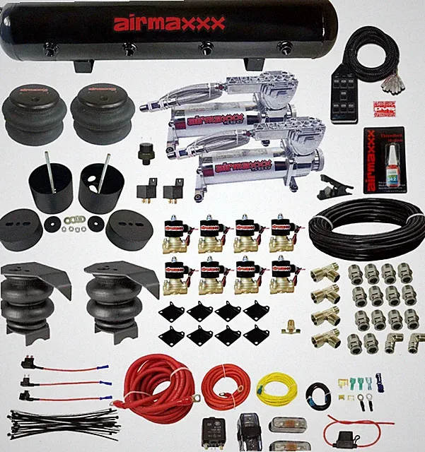 airmaxxx 3/8" Valves FastBag Air Ride Suspension Kit Fits 1999-06 Silverado 1500
