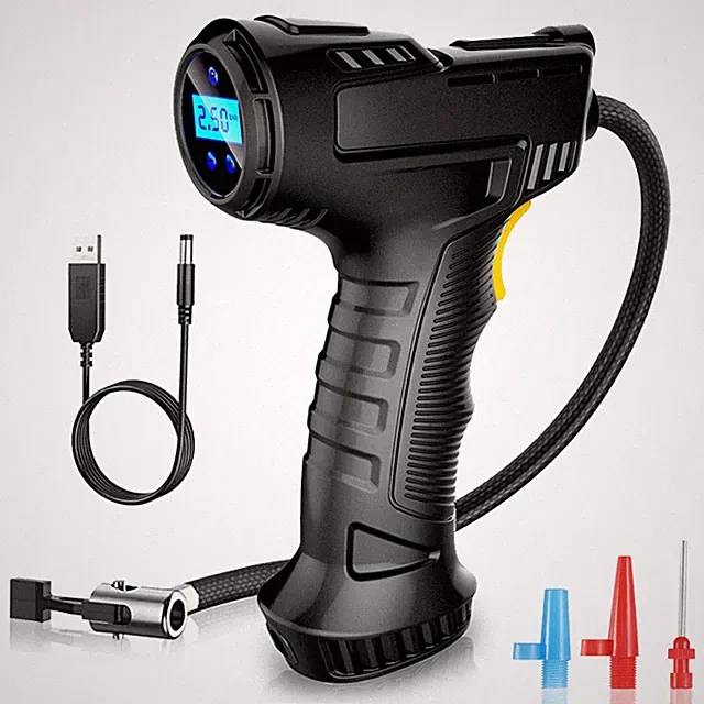 Cordless Car Air Tire Pump Inflator Compressor LED Digital Electric Portable 12V
