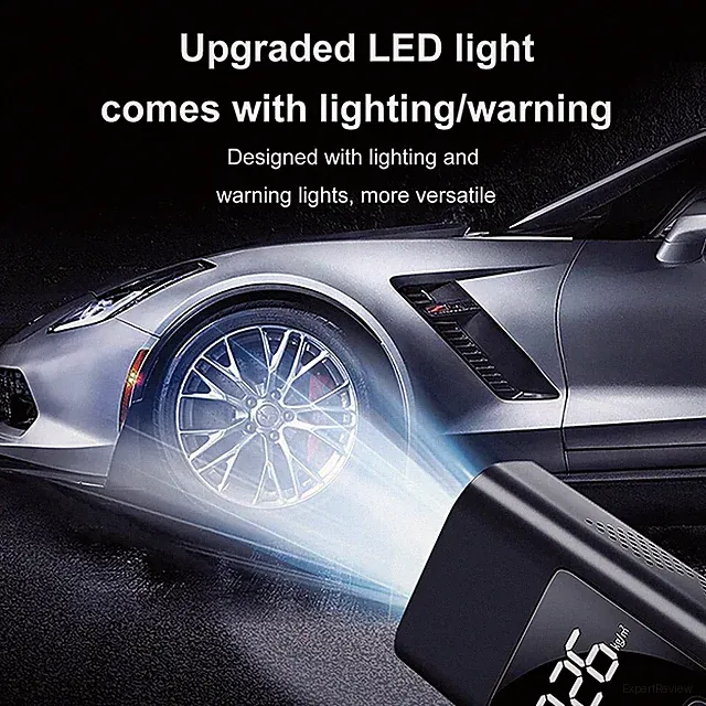 Cordless Car Tire Pump Electric Tire Inflator Portable Air Compressor