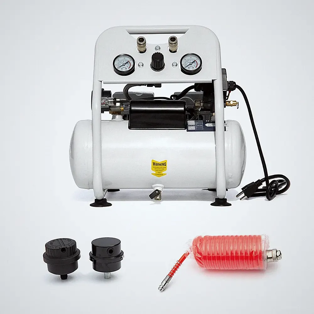 Portable Air Compressor, Ultra Quiet Oil-Free 115 PSI Max 4 CFM W/ 2.5 Gallon