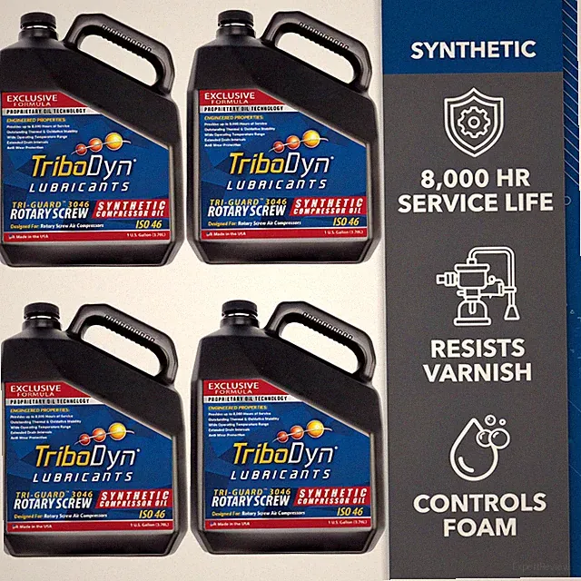 TriboDyn Tri-Guard 3046 Rotary Screw Synthetic Compressor Oil - 8000Hr - 4 GAL